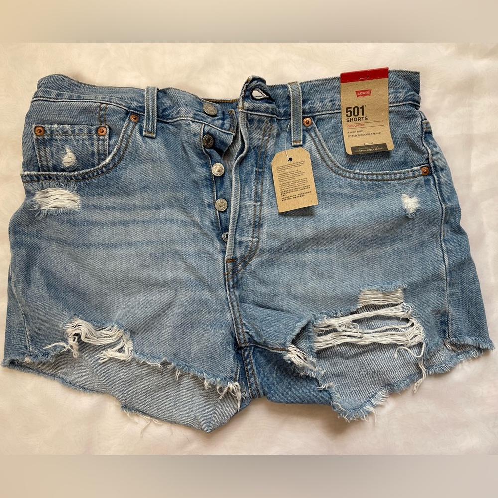 Levi High Rise Shorts